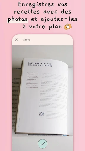 Planning repas semaine screenshot