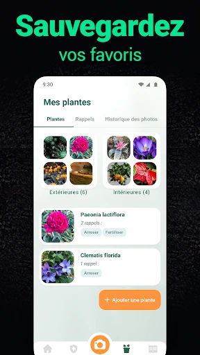 Plantum:reconnaissance plante screenshot