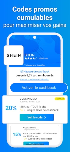 Poulpeo Cashback et Code promo screenshot