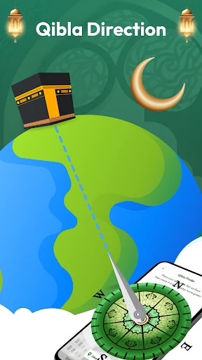 Qibla boussole, Horaire priere screenshot