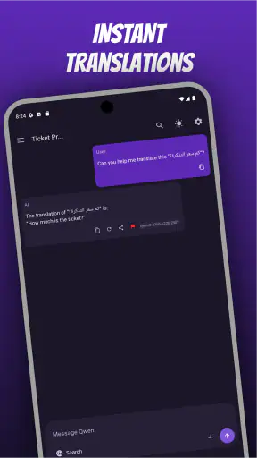 Quen AI: Chat with Qwen 3.6 screenshot