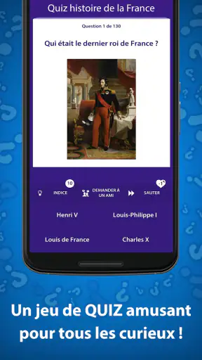 Quiz Histoire de la France screenshot