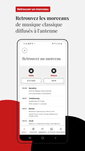 Radio Classique screenshot