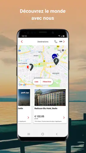 Radisson Hotels – réservations screenshot