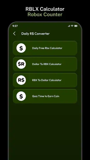 RBLX Calculator -Robox Counter screenshot