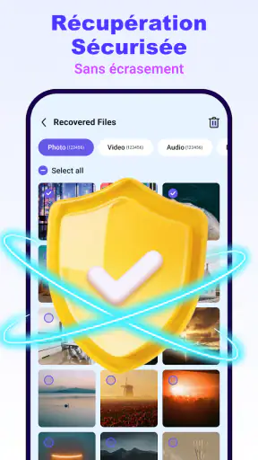Récupération photos screenshot