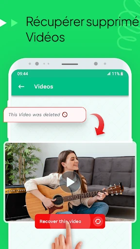 Récupérer les messages effacés screenshot