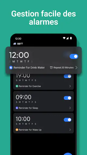 Réveil : Alarme et Sommeil screenshot
