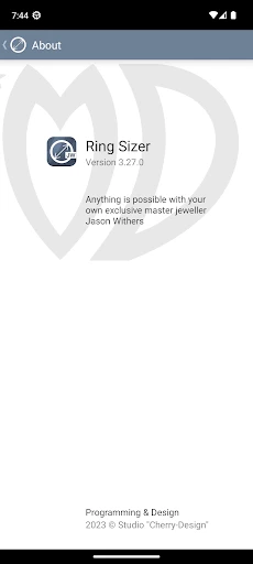Ring Sizer by Jason Withers © screenshot