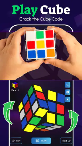 Rubik's Cube puzzle solveur screenshot