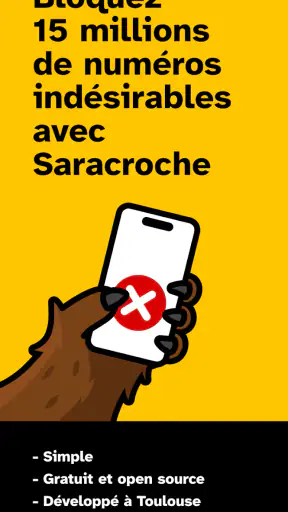 Saracroche : bloqueur d'appels screenshot