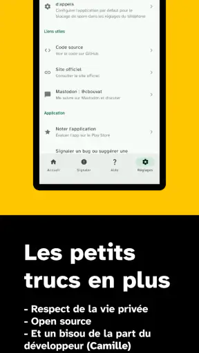Saracroche : bloqueur d'appels screenshot