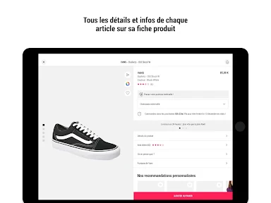 Sarenza.com screenshot