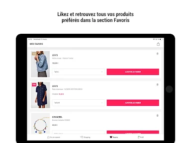 Sarenza.com screenshot