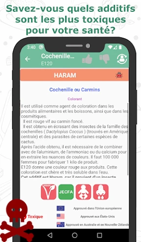 SCANNER produit HALAL ou HARAM screenshot