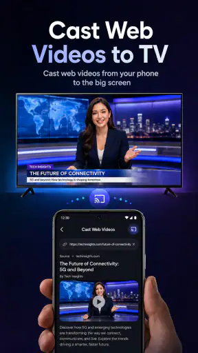 Screen Mirroring & Cast to TV screenshot