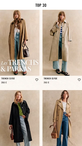 Sézane App Mode & Maroquinerie screenshot