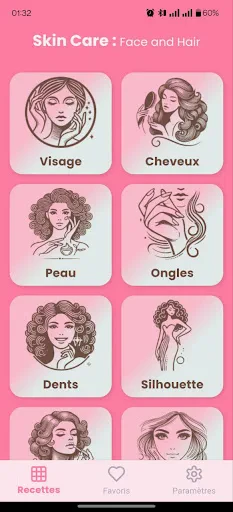 Skin Care : Visage et Cheveux screenshot