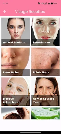 Skin Care : Visage et Cheveux screenshot