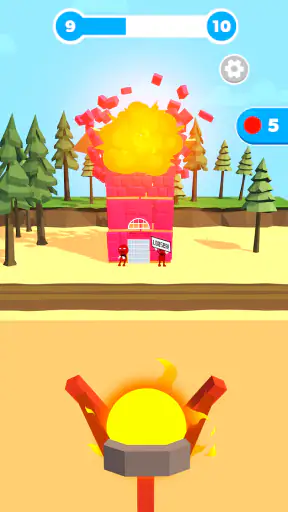 Slingshot Smash : stand de tir screenshot
