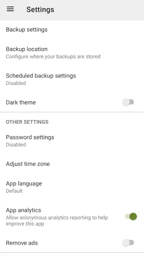 SMS Backup & Restore screenshot