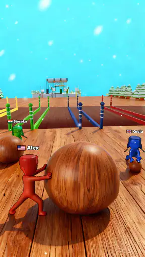 Snow Race 3D™: Fun Racing screenshot