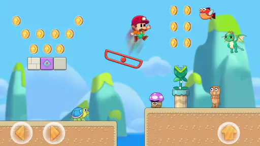 Super Madino Run:Jump Bros screenshot