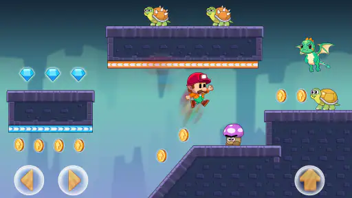 Super Madino Run:Jump Bros screenshot