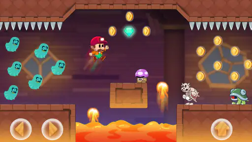 Super Madino Run:Jump Bros screenshot