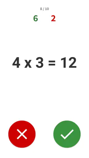 Table de multiplication screenshot