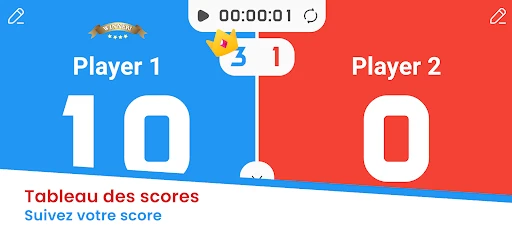 Tableau d'affichage - Scoring screenshot