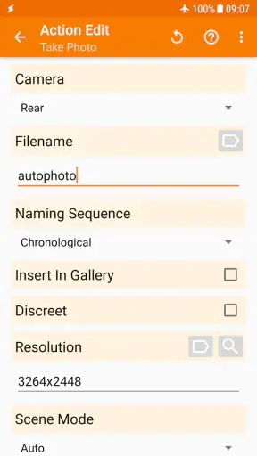 Tasker screenshot