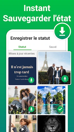 Téléchargeur Statut - Saver screenshot
