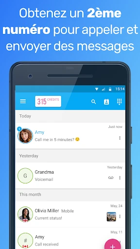 Text Me - SMS & Appels screenshot