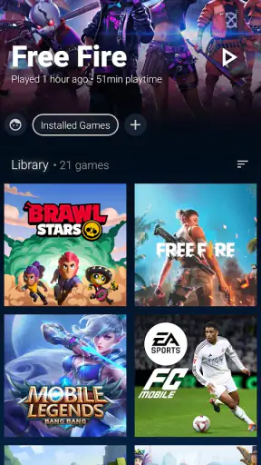 The Arcade · Game Hub Launcher screenshot