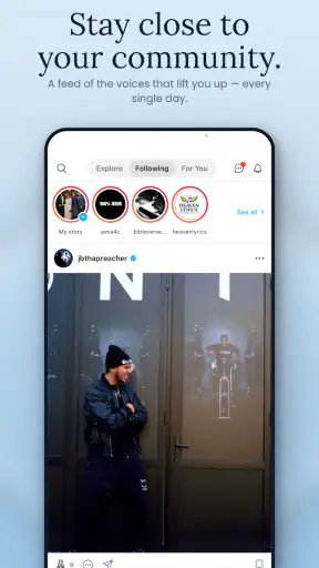 theWell Christian Social Media screenshot