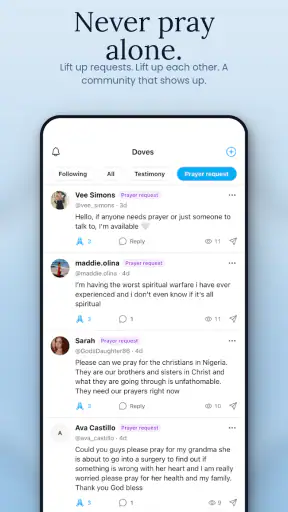 theWell Christian Social Media screenshot