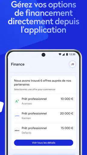Tide: compte pro en ligne screenshot