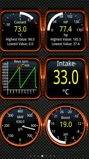 Torque Pro (OBD2 / voiture) screenshot