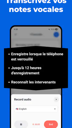Transcrire Audio en Texte screenshot