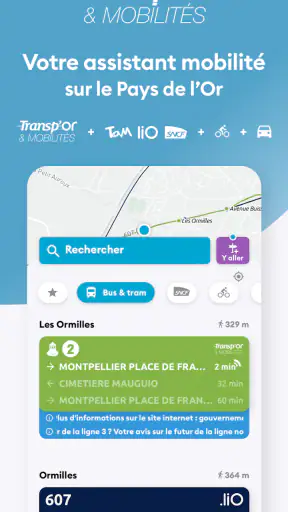 Transp'Or & Mobilités screenshot