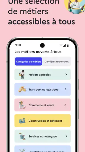 Travailler en France screenshot
