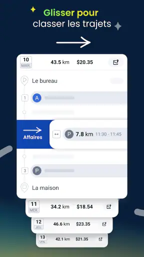 TripLog - Suivi kilométrique screenshot