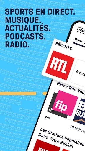 TuneIn Radio: sport & radio FM screenshot