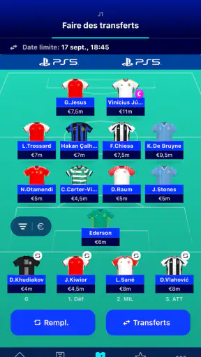 UEFA Champions League officiel screenshot