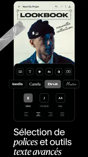 Unfold : éditeur vidéo/photo screenshot