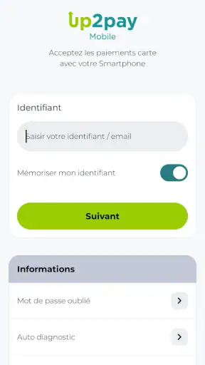 Up2pay Mobile screenshot