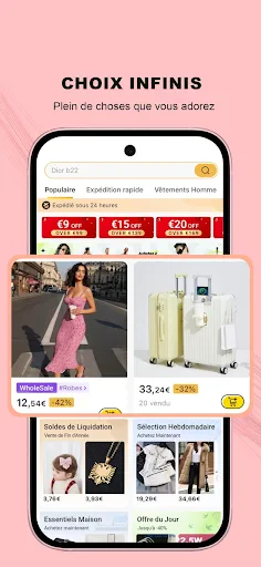 Voghion - Application d'achat screenshot