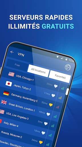 VPN illimité, sécurisé, rapide screenshot
