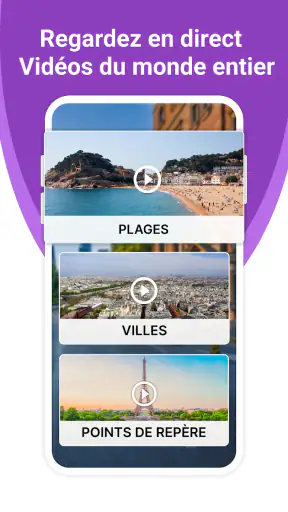 Vue satellite en direct, Terre screenshot